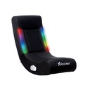 X Rocker Solo RGB Audio Floor Rocker Gaming Chair, Black Mesh 29.33 in X 14.96 in X 24.21 In