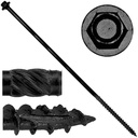 #17 X 11" Heavy Duty Structural Wood Screws - Exterior Coated Heavy Duty Wood Screws- Use for Fastening Ledger Boards, Large Timbers, Logs and More (25 SCREW COUNT)