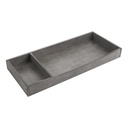 Pemberly Row Transitional Poplar/Mdf Wood Changing Tray in Granite Gray