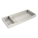 Pemberly Row Transitional Poplar/Mdf Wood Changing Tray in Vintage White
