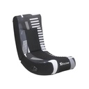 X Rocker Solo 2.0 Audio Floor Rocker Gaming Chair, Black Mesh 29.33" X 14.96" X 24.21"