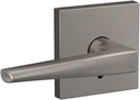 Schlage Custom FC21 ELR 619 COL Eller Lever with Collins Trim Hall-Closet and Bed-Bath Lock, Satin Nickel