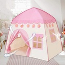 KANCOKIT Pink Princess Castle Play Tent Kids Girls Playhouse Fr Indoor Outdoor Game House