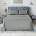Lux Decor Collection Bed Sheets, Premier Series Deep Pocket, , Fade, Stain Resistant Bedding Sheets & Pillowcases Set, Gray