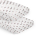 Baseball Patch 2 Pack Fitted Crib Sheet Boy by Sweet Jojo Designs