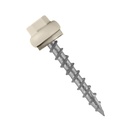 Long Life Metal Roofing Screws (1000 Count) (Multiple Colors, and Quantities) Metal to Wood and Metal to Metal, Domed Cap Head EPDM Washer, Free Hex Bit with Order (#12 Metal to Wood, Ash Grey, 1000)