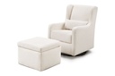 Carter'S by Davinci Adrian Swivel Glider with Storage Ottoman, Performance Cream