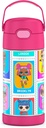 THERMOS FUNTAINER 12 Ounce Stainless Steel Vacuum Insulated Kids Straw Bottle, L.O.L Surprise