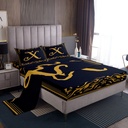 YST Letter X Decor Sheets 3Pcs, Western Texas Star Bed Sheets Set Twin Size, Vintage Southwestern Sheet Set Rustic Farmhouse Bedding Set Monogram Home Décor, Dark Blue Yellow