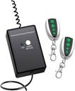 TOPENS ERM12 Universal External Receiver with 2 Remote Control Transmitters for Automatic Swing Sliding Gate Opener Garage Door Opener, Remote Operator Accessory for Outdoor Use