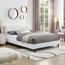 Anya Full Fabric Bed MOD-5418-WHI