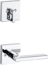 Kwikset 99710-003 Single Cylinder Interior Pack Only with Halifax Lever for Signature Series Low Profile Handle in Polished Chrome