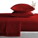 1000 Thread Count RV Fitted Sheet 36X75" Cot Bed Size Burgundy Solid Egyptian Cotton Soft and Smooth Bed Sheets for Campers, RV Bunk and Truck Sleeper with 6 Inch Deep Pocket