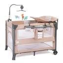 JOYMOR 4 in 1 Baby Bassinet Bedside Sleeper with Diaper Table, Mattress, Sheet, for Unisex Infant