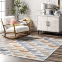 Nuloom Neive Colorful Hearts Machine Washable Area Rug, 5' X 8', Multi