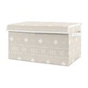 Boho Llama Aztec Geometric Storage Fabric Toy Box by Sweet Jojo Designs