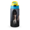 Wednesday Addams Children'S Water Bottle Vacuum Insulated Stainless Steel Cup with Straw Toddler Thermoses