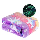 Wesan Glow in the Dark Blanket Unicorns Gifts for Kids Girls Flannel Throw 60"X50"