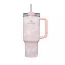 Stanley Quencher H2.0 40Oz Stainless Steel Tumbler Peach Tie Dye Limited Edition Color
