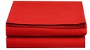 Luxury Flat Sheet ! - Set of 2 1500 Series Flat Sheet, Twin/Twin XL Size, Red