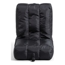 Big Joe Grab & Go Travel Bean Bag Chair, Black Smartmax, Durable Polyester Nylon Blend, 1.5 Feet