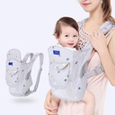 Lvelia Baby Carrier,Baby Holder Carrier Ergonomic Infant Carrier Adjustable Baby Carrier,Lightweight & Breathable Baby Front and Back Carrier for Infants Toddlers Babies Girl and Boy (Grey)