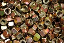 (50) Nyloc Hex Locking Nuts 3/4-10 Yellow Zinc Plated Nylock Grade 8/C