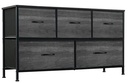 Dresser for Bedroom with 5 Drawers,Wide Chest of Drawes,Storage Drawer Organizer,Fabric Dresser for Living Room,Closet,Hallway,Nursery