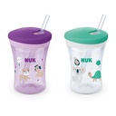 NUK Evolution Straw Cup, 8 Oz., 2-Pack