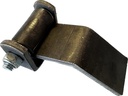 Strap Style Short Leaf Hinge with Grease Zerk Fitting Weld-On Heavy Duty Greaseable Weld-On for BBQ Smoker Pit Lid Door Tailgate Gate or Fence (Steel 1 Pk., 5.25" Leaf)