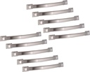 Design House 189175 Devan 5 In. Center-To-Center Kitchen Drawer Pulls Cabinet Handles Satin Nickel (10-Pack)
