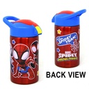 Spidey and Friends 15.5Oz Stainless Steel Vector Bottle with Push Button Spout