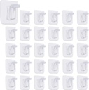Punch Free Shelf Support Peg Self Adhesive Shelves Clips for Kitchen Cabinet Closet Brackets Book Closet Clapboard Layer (30)