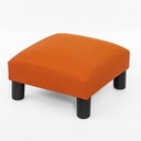 Joveco Small Ottoman Footstool,Rectangle Accent Footstool with Plastic Legs,Sofa Foot Rest Small Step Stool Ottoman