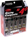Project Kics 12X1.50 R40 Lug Nuts - Black (16+4 Locks)