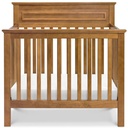 Davinci Autumn 4-In-1 Pine Wood Convertible Mini Crib in Chestnut