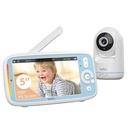BOIFUN 5" Video Baby Monitor Non-Wifi Needed Baby Camera Temperature Sensor，Sound Detection, Night Vision, VOX Function, Pan-Tilt-Zoom
