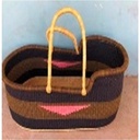 Savanna BC-17 Single Lip Moses Basket, Black & Brown