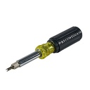 Klein Tools 32527 Multi-Bit Screwdriver / Nut Driver, 11-In-1 with Phillips, Slotted, Square, and Schrader Bits and Nut Drivers