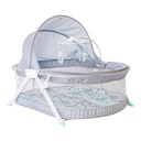 Infantino Sweet Time Dreams Fold & Go Bassinet, Babies 0-5 Months, Gray Koala