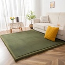 Memory Foam Soft Padded Baby Play Mats Area Rug with Non-Slip Bottom 5' X 7' - Green