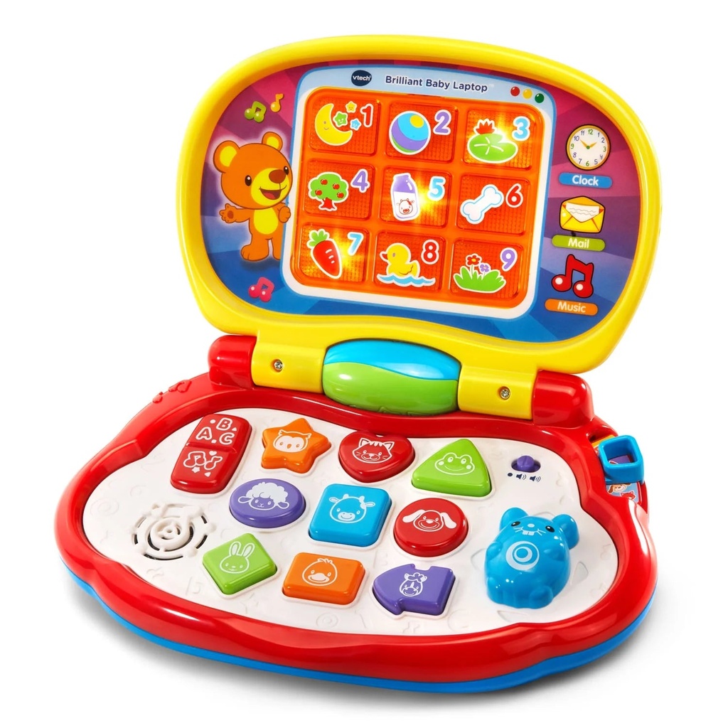 Vtech Brilliant Baby Laptop - Learn Colors, Shapes & Music