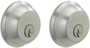 Schlage B62Csv626 Commercial Double Cylinder Deadbolt, Satin Chrome