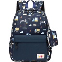 Mygreen Toddler Backpack Car Colorful Truck Kids Backpack for Boys and Girls Cute Bus Preschool Bag Kindergarten Schoolbag with Chest Strap Truck Blue