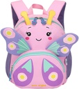 VATENIC Cute Kids Toddler Backpack Girls Small 3D Cartoon School Bookbags Daycare Nursary Travel Bags (Butterfly-Pink)