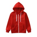 Rovga Boys Girls Winter Coats Kids Solid Color Long Sleeve Zip up Hoodie Sweatshirt Jackets Top for 7-8 Years
