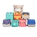 Baby Soft Blocks, Adorable Animal Type Toddlers Teething Toys for 6-12 Months Infants 1047
