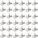 Cabinet Shelf Pegs 80 Pack Metal Bracket Support Pins 5Mm 1/5 Inch L Shaped Shelving Pegs for Kitchen Closet Bookcase Wardrobe Bookshelf Furniture