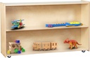 RRI Goods 2 Shelf Montessori Bookcase W Caster Bookshelf Storage Organizer