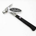 Stiletto TBM14RMS Tibone Mini-14 Ounce Replaceable Milled Face Hammer with a Straight 16" Titanium Handle